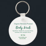 Naturskyddssmör av organisk grönt, tillsätt namn i nyckelring<br><div class="desc">utformning</div>