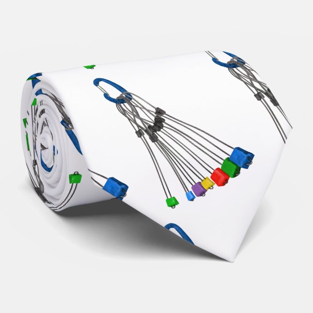 Naturskyddstråd och krabba i sten slips (Rullad)