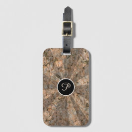 Naturstrålar på Sten Struktur vid något första til Bagagebricka