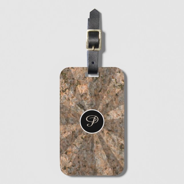 Naturstrålar på Sten Struktur vid något första til Bagagebricka (Framsida vertikal)