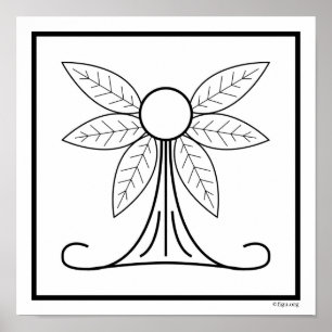 Natursymbol Poster