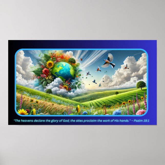 Natursymfoni: en fusion mellan Himmel, jord och vi Poster (Framsidan)