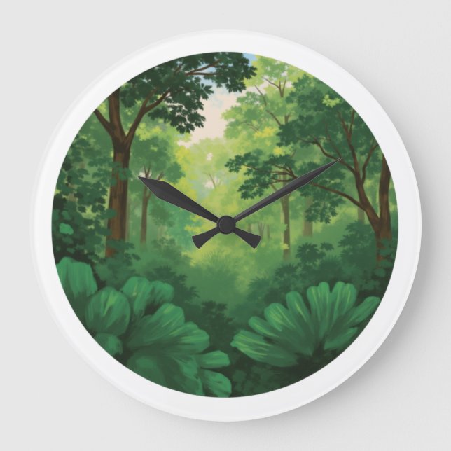 naturt   clock stor klocka (Framsida)