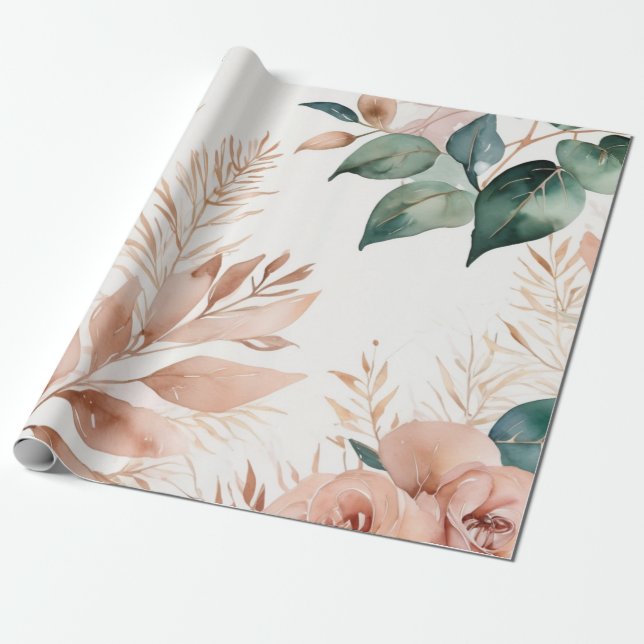 Naturträdgård Presentpapper (Utrullad)