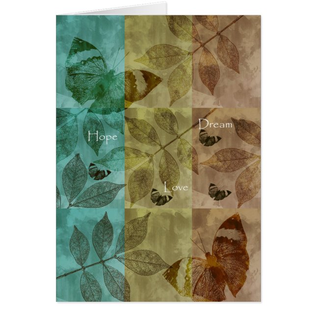 NaturTrio Hälsningskort (Framsidan)