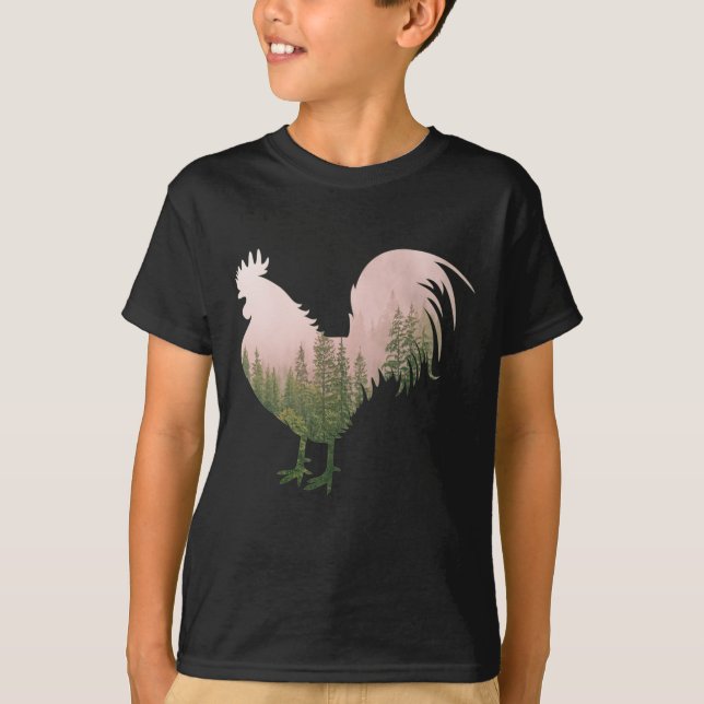 NATURTUPP KYCKLING SKOGSSTIL T SHIRT (Framsida)