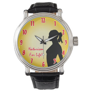 Naturvård/Nudist Watch Armbandsur