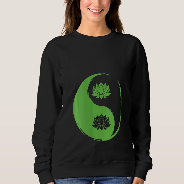 Naturvårdsblommor för könsceller och yang Nelumbo  T Shirt (Framsida)