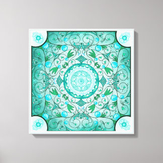 Naturvårdssaldo Mandala Canvastryck