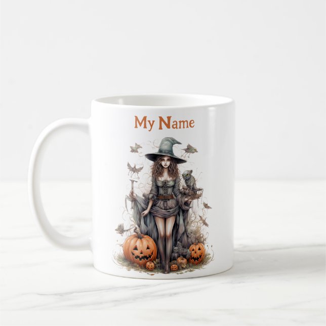 Naturväst: Halloween Witch Anpassningsbar Kopp (Vänster)