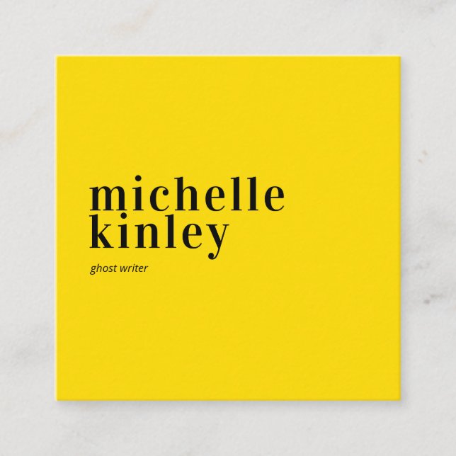 Nätverk för modern professionell-elegant i trendig fyrkantigt visitkort (Framsida)