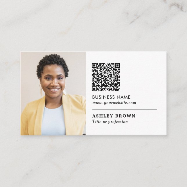 Nätverk för QR-professionell i gods agent  Visitkort (Framsida)