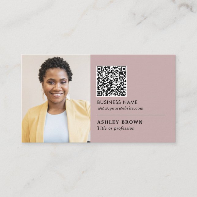 Nätverk för QR-professionell i gods agent  Visitkort (Framsida)