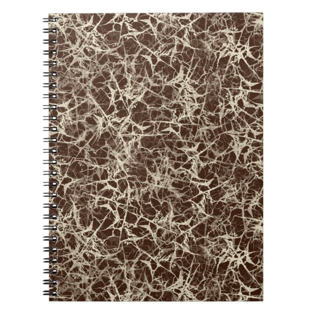 Nätverk med Neurons på Red - sömlös mönster. Anteckningsbok (Framsidan)