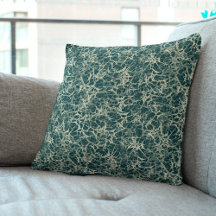 Nätverk Neurons on Teal - sömlös mönster.
