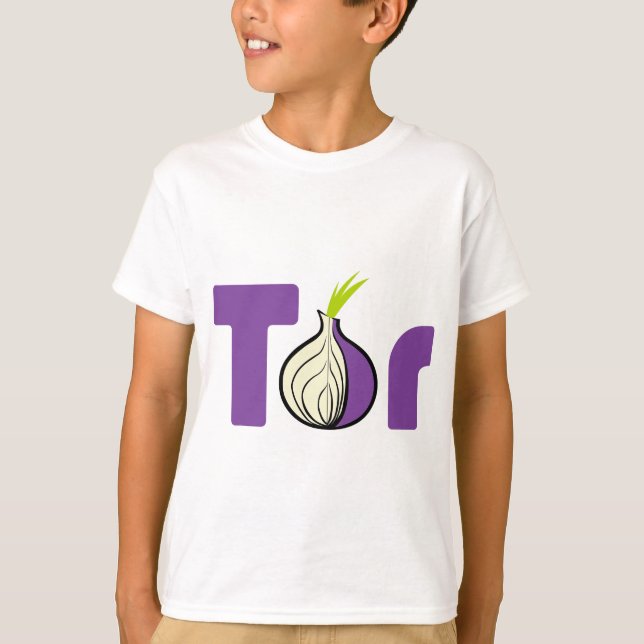 Nätverksbläddrare för Cute TOR Onion T Shirt (Framsida)