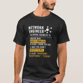 Nätverksingenjörsdefinition T-shirt