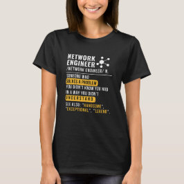 Nätverksingenjörsdefinition T-shirt