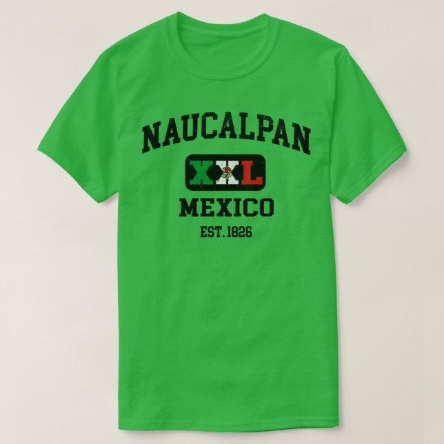 Naucalpan Mexico XXL Athletic Design T Shirt (Design framsida)