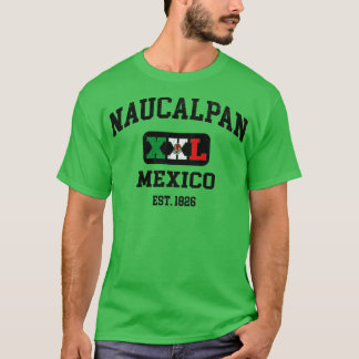 Naucalpan Mexico XXL Athletic Design T Shirt