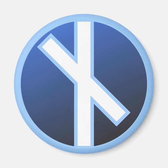 Naudiz Rune Magnet (Framsidan)