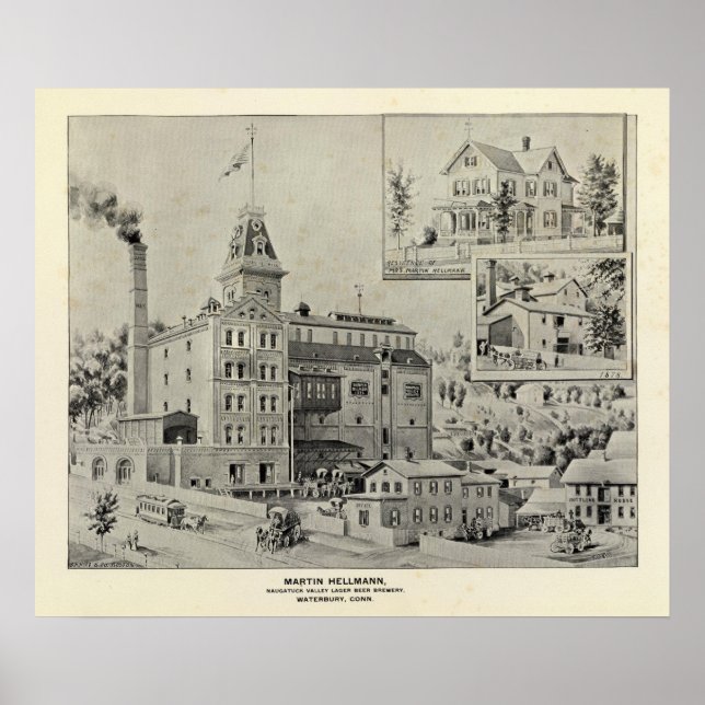 Naugatuck Val Brewery Poster (Framsidan)