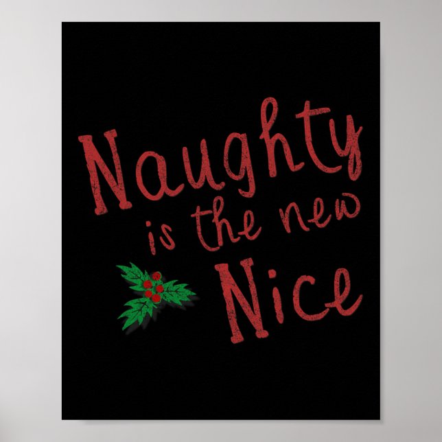 Naughn är den nya Nice-julen 1 Poster (Framsidan)