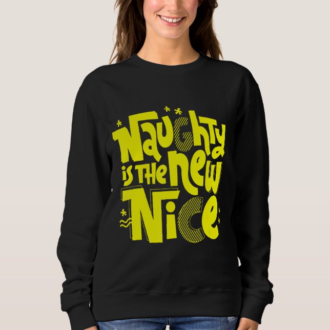 Naughn är det nya Nicefördraget T Shirt (Framsida)