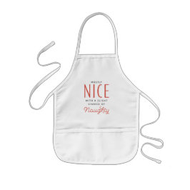 Naughn eller Snygg julkaka Barnförkläde