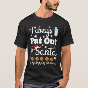 Naughn jag alltid satte ut för jultomtsvampgåva t shirt