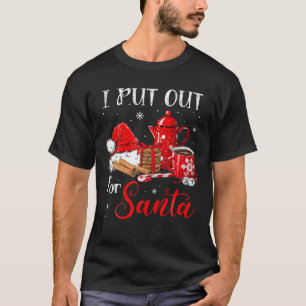 Naughn, jag lägger alltid ut för jultomten X T Shirt