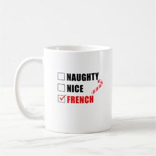 Naughn Nice Fransk juldesign Kaffe Mugg
