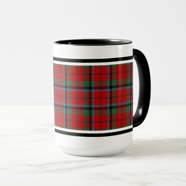 Naughton Klan Tartan Mönster Red Play Mugg (Framsida höger)