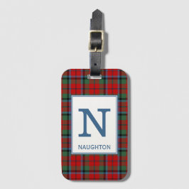 Naughton Tartan Red Play Mönster Bagagebricka