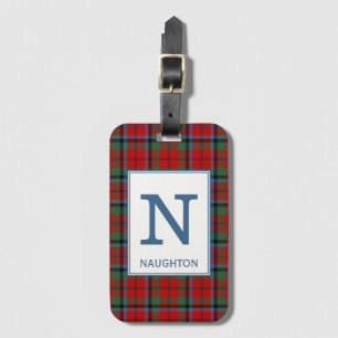 Naughton Tartan Red Play Mönster Bagagebricka