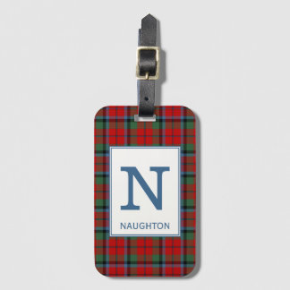 Naughton Tartan Red Play Mönster Bagagebricka