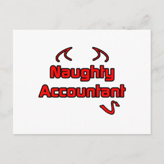 Naughty Accountant Vykort
