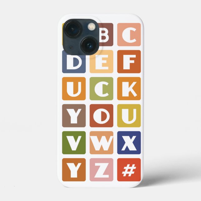 Naughty Alphabets Blackberry bold fodral (Baksida)