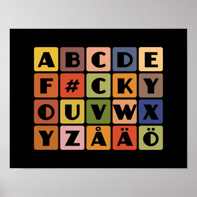 Naughty Alphabets poster (Framsidan)