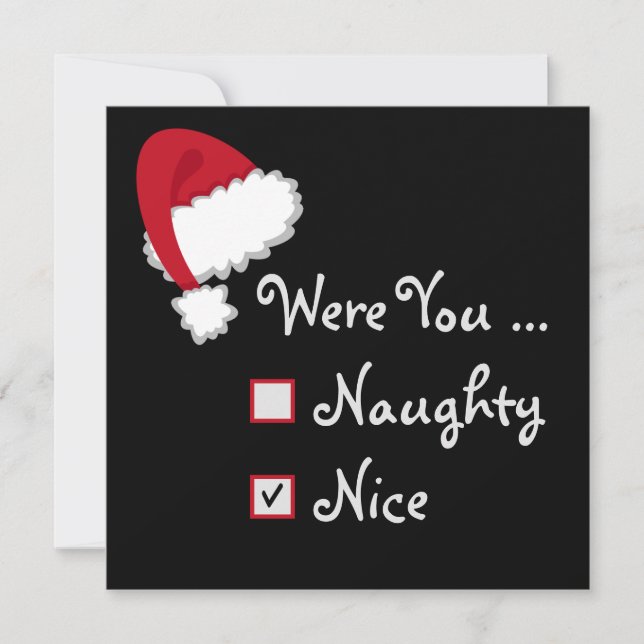 Naughty and Nice Gift Certificate (Framsida)