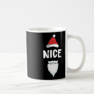 Naughty and Nice Matchande jul Pajamas for Ki Kaffemugg