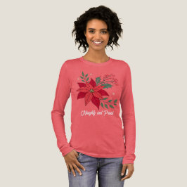 Naughty and Proud Poinsettia T-Shirt