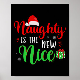 Naughty är den nya fina klädesgåvan från Helgdag Poster