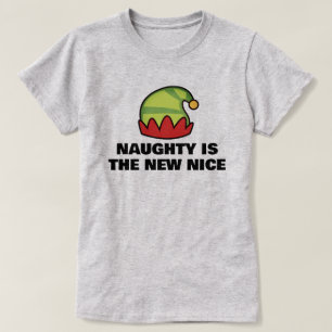Naughty är den nya fina, roliga lf-skjortan för kv t shirt