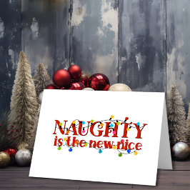 Naughty är den nya Nice-julen Helgkort