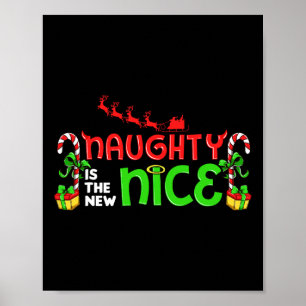 Naughty är det nya jultomten i Nice, eller Poster