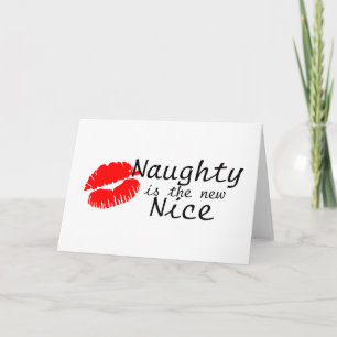 Naughty är det nya Nice Helgkort