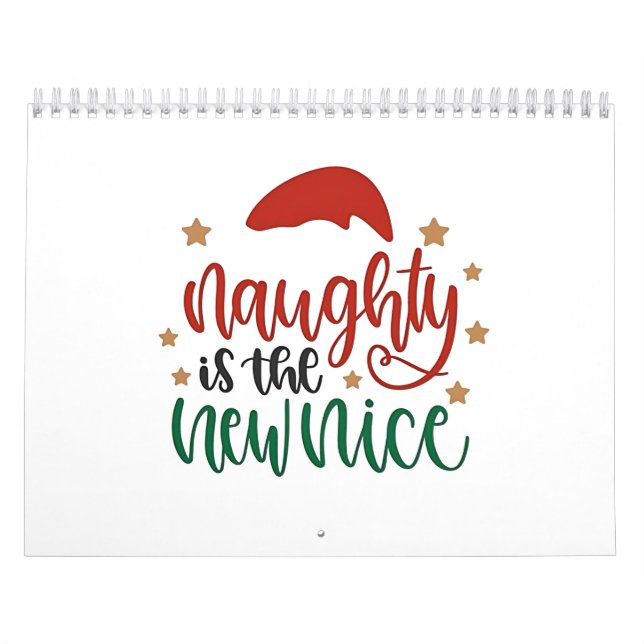 Naughty är New Nice-jultomten Kalender (Omslag)