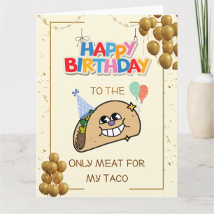 Naughty Birthday Card, ett roligt Bday Card för ho Kort