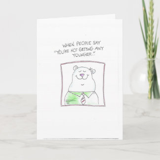 Naughty Birthday Card Kort